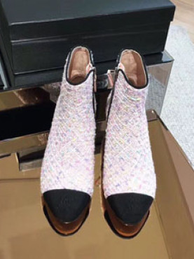 샤* 앵글부츠 핑크