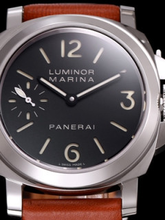  파*** 루미노르 마린나 44mm 남성용시계 수동/기계식 블랙다이얼 pan0306 - Luminor Marina 44mm Men's Watches HandWinding Movement Black Dial