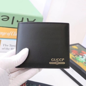 45위 구* Leather Wallet 547585 - 구* 2020 남여공용 레더 반지갑 GUW0131.Size(11cm).블랙