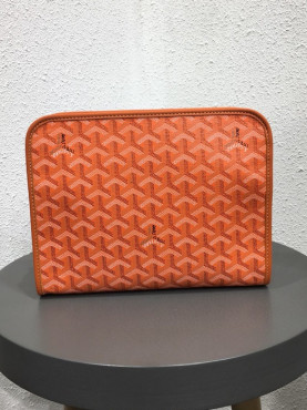  2020 PVC Clutch Bag,24.5CM - 고야* 2020 PVC 남여공용 클러치백,GYB0204,24.5CM,오렌지