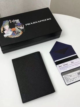  프** 사피아노 Saffiano Passport Case , 2MV017 - 프** 사피아노 남여공용 여권지갑 PRAW0148,14CM.블랙,블루