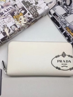  Saffiano Mens Zip Round Wallet, 2ML317 - 프** 2020 사피아노 지퍼 라운드 장지갑,PRAW0152,20CM.화이트,네이비