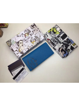  2020 Saffiano Mens Wallet, 2MV836 - 프** 2020 사피아노 남성용 장지갑,PRAW0156,19CM.블루