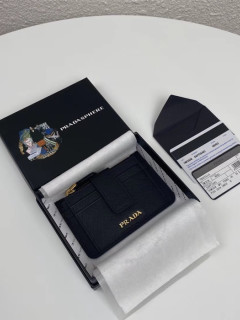  프** 사피아노 Saffiano Ladies Card Purse, 1MC038 - 프** 2020 사피아노 여성용 카드 퍼스,PRAW0165,12CM.색상5가지