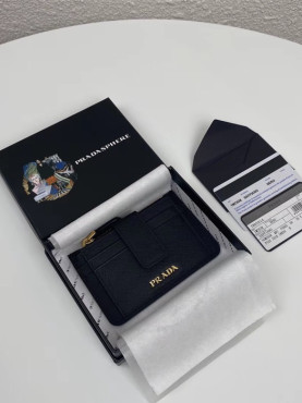  프** 사피아노 Saffiano Ladies Card Purse, 1MC038 - 프** 2020 사피아노 여성용 카드 퍼스,PRAW0165,12CM.색상5가지