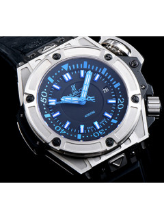 [HUBLOT]휴** 킹파워-28 수정형(솔리드백)