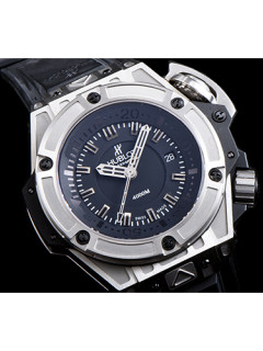 [HUBLOT]휴** 킹파워-30 수정형(솔리드백)