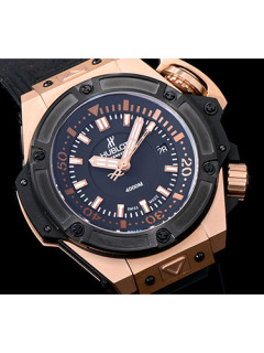 [HUBLOT]휴** 킹파워-32 수정형(솔리드백)