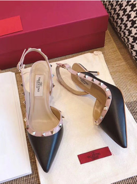 발렌** 락스터드 슬링백 힐 6.5cm M1350-7
