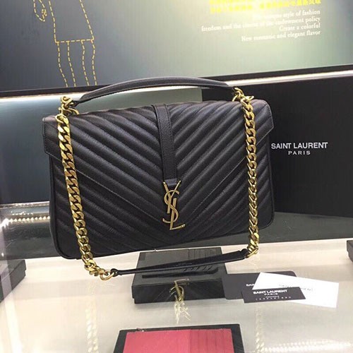 생로* 사첼백 골드 토트&숄더 32CM Y87105-3