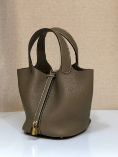 에*** 피코탄 18CM/22CM 오리지날 끌레망스 정품가죽사용 (100%수작업) H659210-5