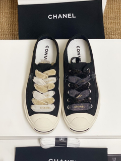 CHANEL 샤* & 컨버스 콜라보 스니커즈 C51001-2 2020/신상