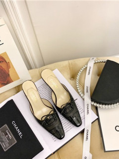 CHANEL 샤* 여성용 슬리퍼 힐 (힐높이6.5CM) C97012 2020/신상