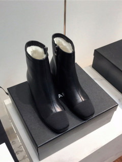 CHANEL 샤* 여성용 털부츠 (굽높이5CM) C101029-2 신상