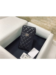chanel 샤* 램스킨 카드&폰케이스 AS15410-4
