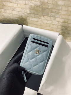 chanel 샤* 케비어 카드지갑 AS2106