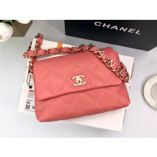 chanel 샤* 램스킨 퀄팅 스몰 플랩 백