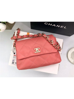 chanel 샤* 램스킨 퀄팅 스몰 플랩 백