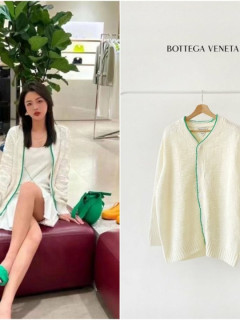  22 FW 보**베** 인스트레치아토 스티칭 울 가디건