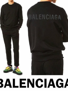  발렌***(balenciaga) 백로고 맨투맨
