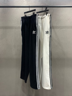  발렌***x아디다스 헤비코튼 빅 와이드팬츠