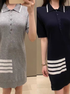  톰*** 기본 반팔 니트 원피스