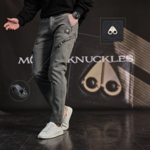 MOOSE KNUCKLES 무스** 금장 사이드 팬츠