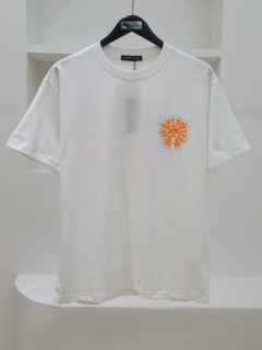 CHROME HEARTS 크*하* 야광 로고 프린팅 티셔츠