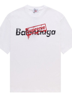 발렌*** 발렌*** X Supreme 빈티지 로고 프린팅 티셔츠