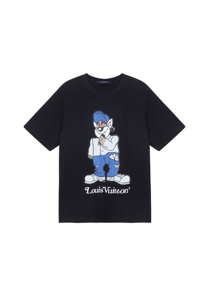 L루이** 캐릭터 나염 반팔티