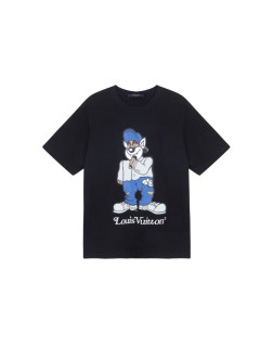 L루이** 캐릭터 나염 반팔티